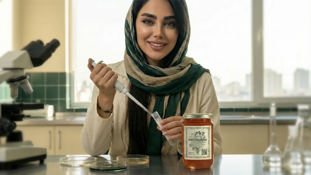 نتایج آزمایشگاهی و آنالیز کیفی عسل هانی24 | تضمین اصالت و خلوص
