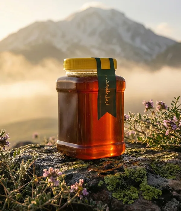 شیشه عسل طبیعی آویشن اردبیل هانی24