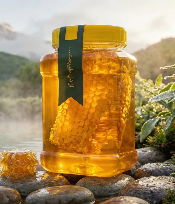 عسل با موم خودبافت سرعین هانی24