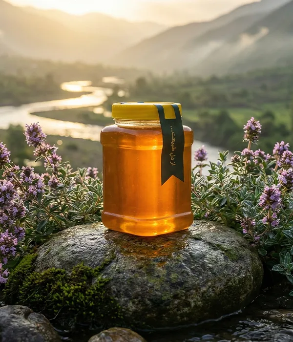 شیشه عسل طبیعی کاکوتی طالقان هانی24 درمانی