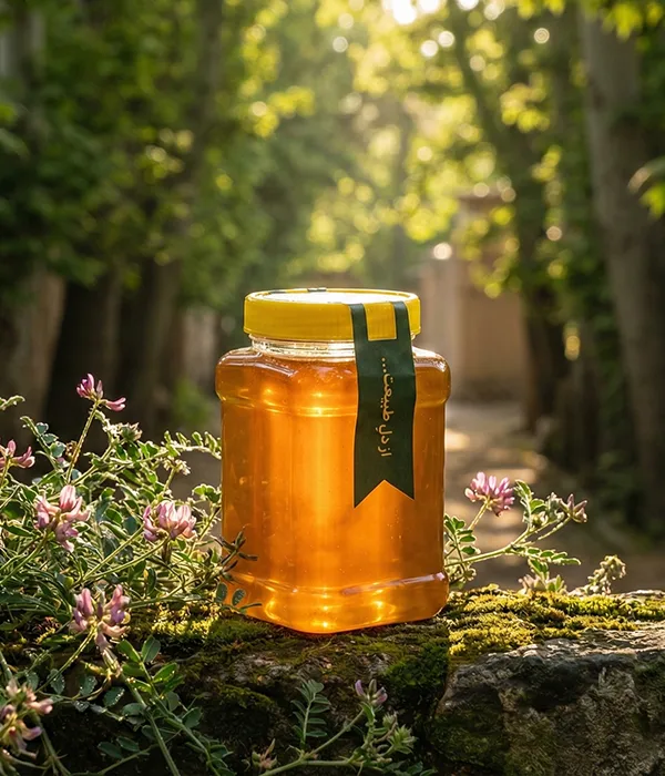 شیشه عسل طبیعی گون خوانسار هانی24 صادراتی