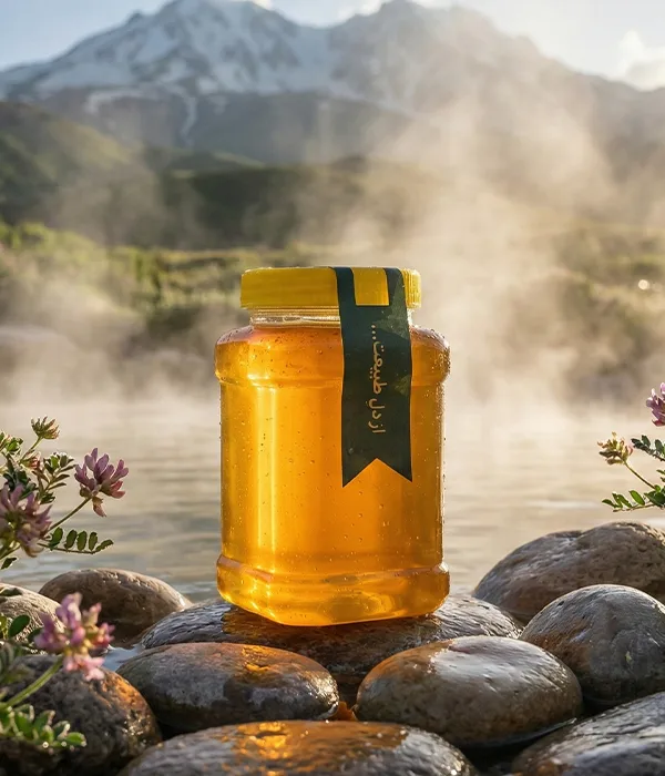 شیشه عسل طبیعی گون سرعین هانی24